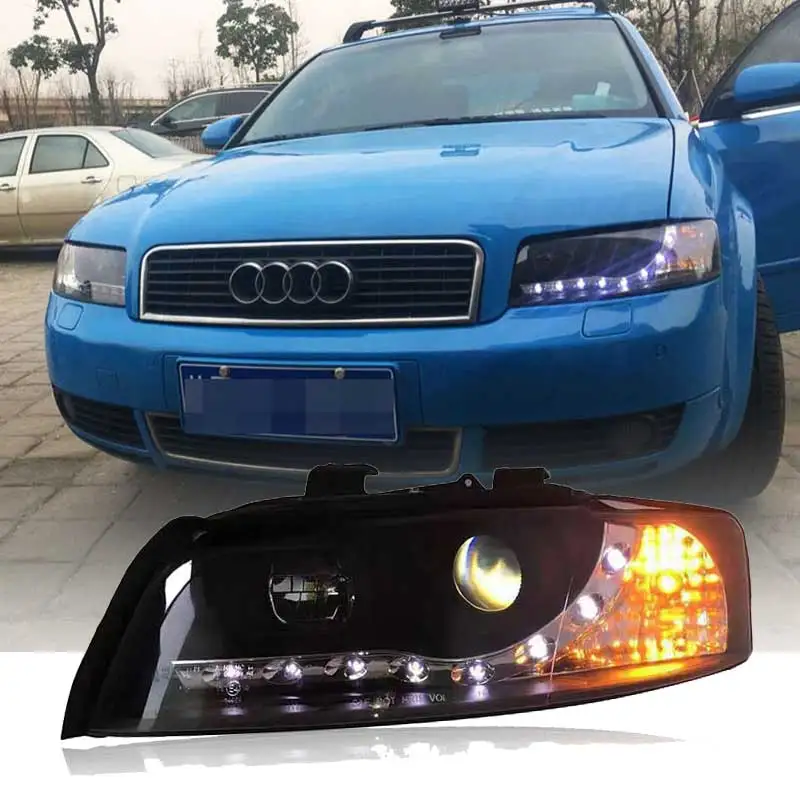 

LED head light for Audi A4B6 2001 to 2004 year led headlamp retrofit assembly black color JY