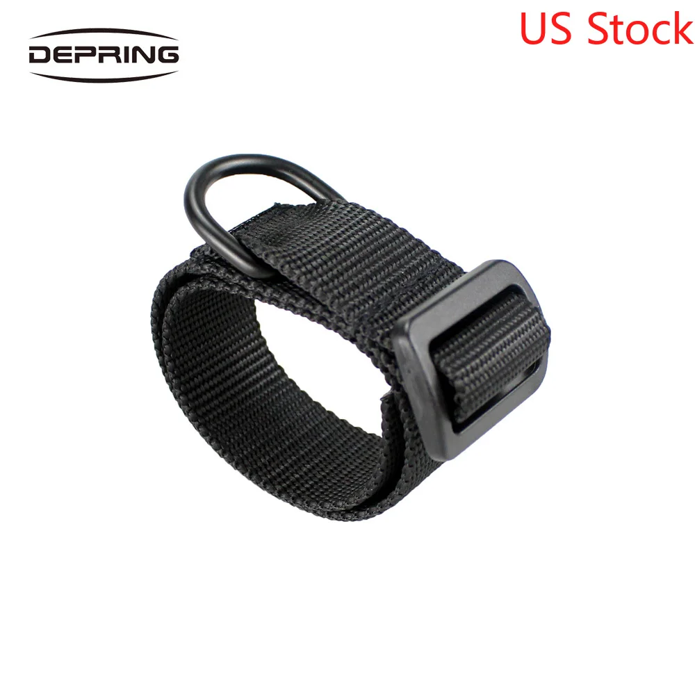 

Tactical Heavy Duty ButtStock Sling Adapter Universal Fit for Shotgun Rifle Attachment Mount with Metal D-Ring Hunting Accessory