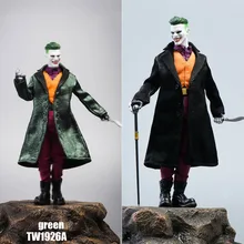 

TW1926 1/12 JOKER Clown Style Windbreaker Coat Clothes Model for 6" Action Figure Body