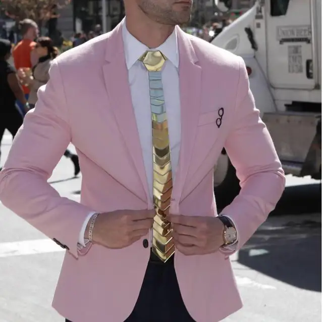 Latest Coat Pant Desgin Pink 2 Pieces 