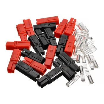 

10 pair Marine Connector Plug & Contacts Compatible with Powerpole 30A 600V Electric Car battery Plug Socket Connectors Kits