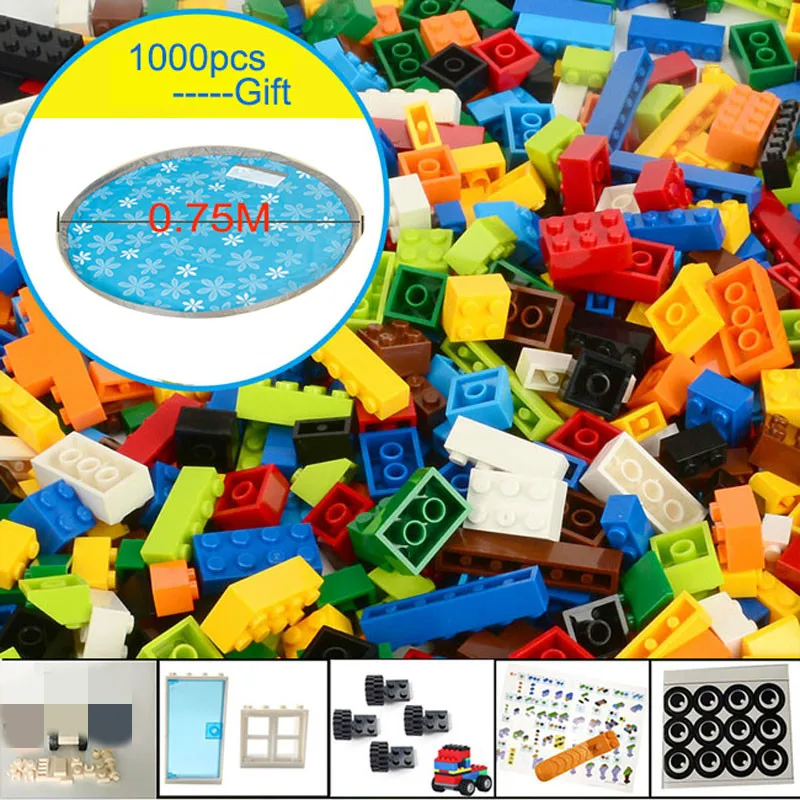 500 1000 шт Строительные блоки игрушки совместимые со всеми брендами город сделай