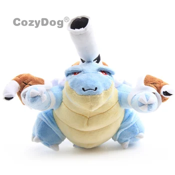 

20cm Anime Mega Blastoise Plush Toys Cute Turtle Stuffed Animals Toys Cartoon Charizard Pikachu Series Dolls Women Kids Gift
