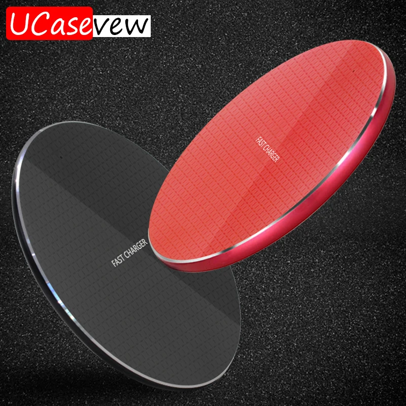 Qi Wireless Charger For iPhone 11 Pro Xs Max 8 Fast Charging Pad Samsung S20 S10 S9 Note 10 Plus Chargers | Мобильные телефоны и
