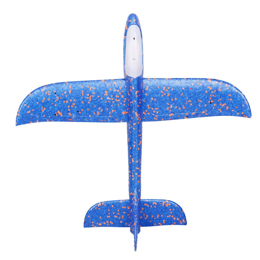 Hand throw airplane EPP Foam Outdoor Launch Glider Plane Kids Toys 48 cm Interesting Launch Throwing Inertial Model Gift funny