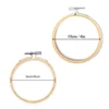 10pcs/set 8cm/10cm Optional DIY Cross Stitch Embroidery Circle Bamboo Hoop Cross Hoop Ring Support Wooden Needle Craft Tools ► Photo 2/5