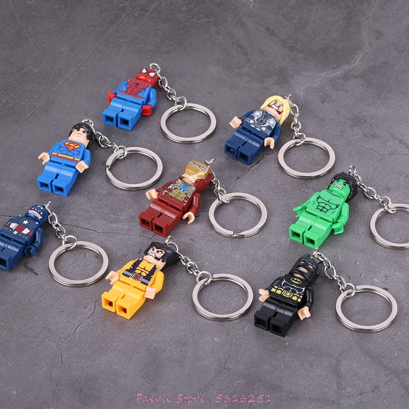 lego block keychain