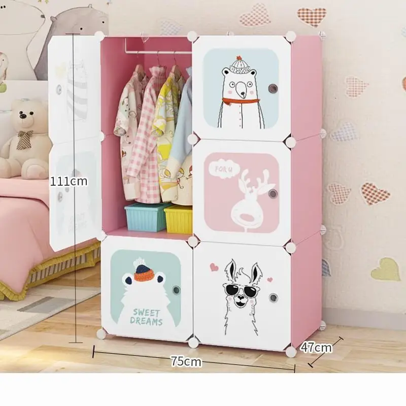 MODEL P Cambre Penderie Meble Moveis Para Casa Meuble De Range Armario домашний шкаф Guarda Roupa Mueble мебель для спальни шкаф - Цвет: MODEL P