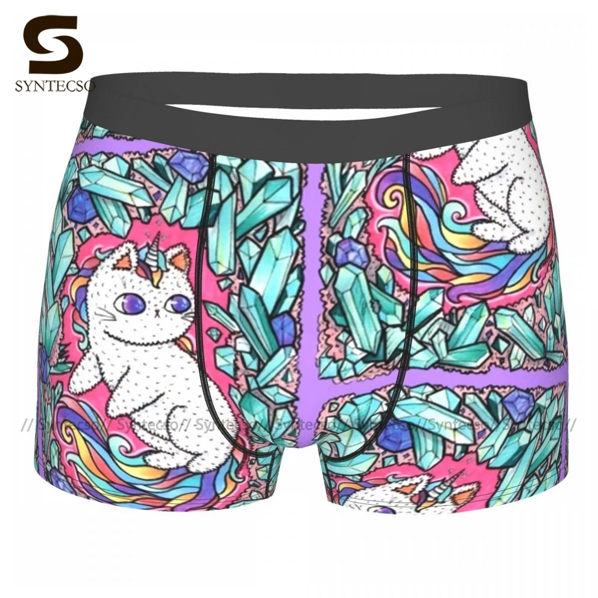 

Rainbow Underwear Sublimation Hot Polyester Trunk Custom Plain Males Boxer Brief