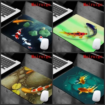 

Mairuige Chinese koi carp mouse pad 220X180mm computer big sale cheapest rubber desk keyboard