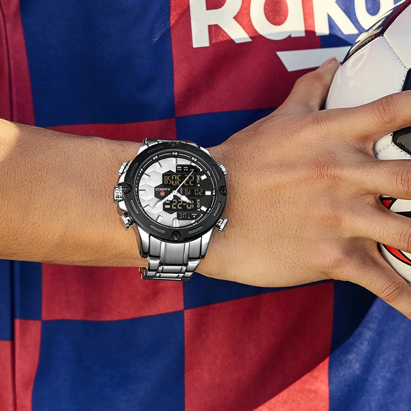 Модные мужские часы KADEMAN оригинальные спортивные Soccer Element роскошные брендовые