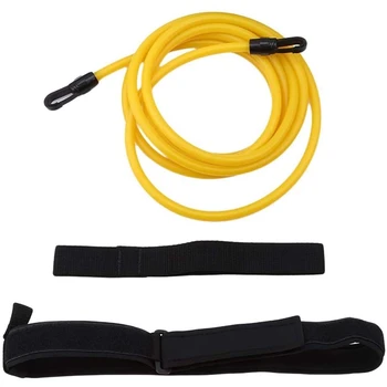 

SEWS-Adjustable Swim Training Resistance Belt Swimming Learn Belt for Adult Kids Leash Safety Swimming Pool Tools Accessories