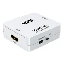 HDMI К AV/CVBA адаптер HDMI к RCA HDMI К AV поддерживает HD 1080P зарядный кабель адаптеры конвертер HDMI К AV RCA