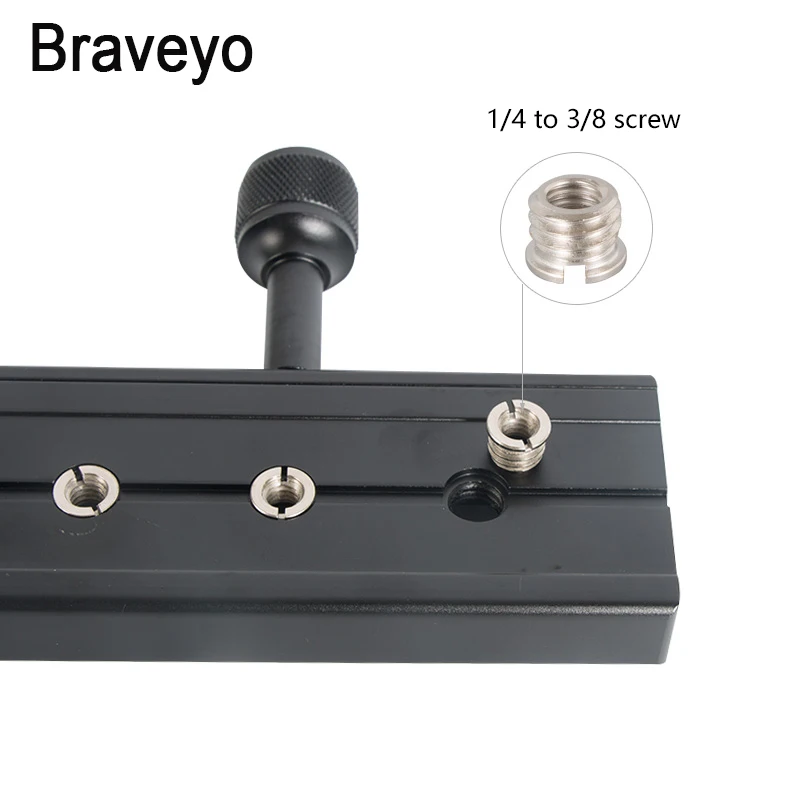 QR-120 긴 퀵 릴리스 플레이트 클램프, 알루미늄 합금 망원 브래킷 스태빌라이저, 카메라 삼각대 클램프, Dslr 카메라 모노포드용