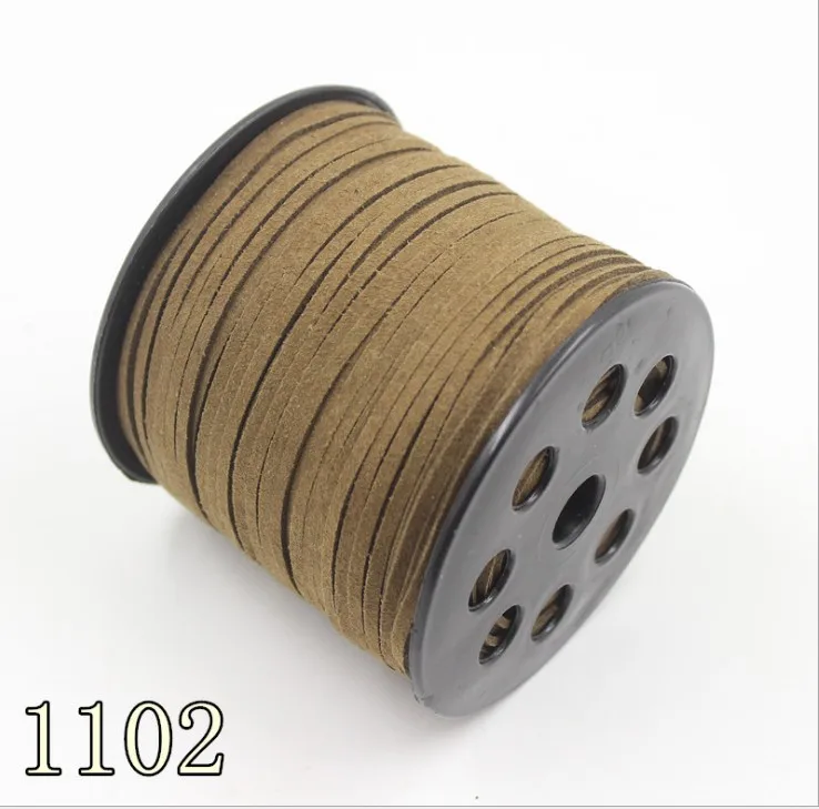 5 M Flat Faux Suede DIY Handmade Beading Bracelet Jewelry Making Thread String Rope Korean Leather Cord for Necklaces& Bracelet