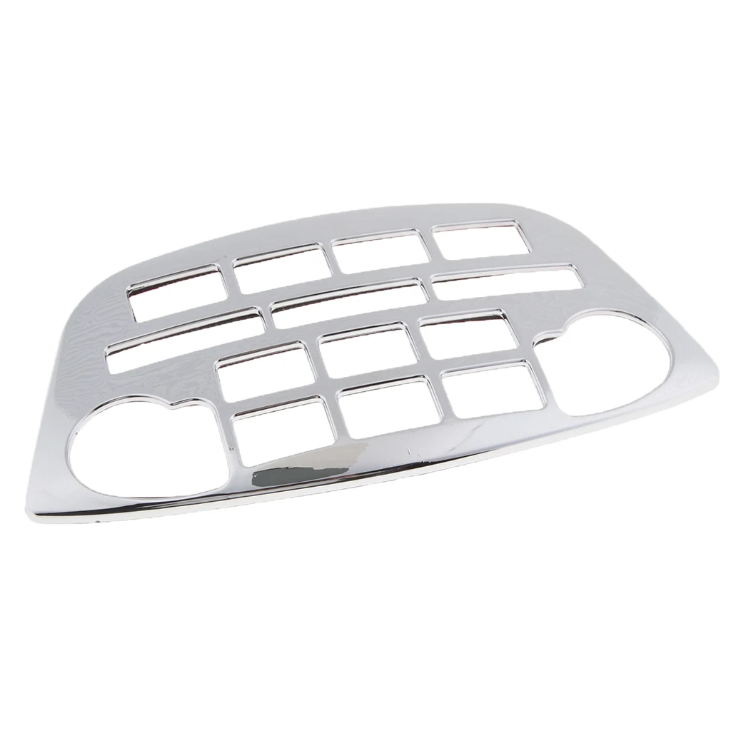 Radio Panel Accent Trim ABS Plastic Chrome Motorcycle Accessories for Honda Goldwing GL1800 2001-2011