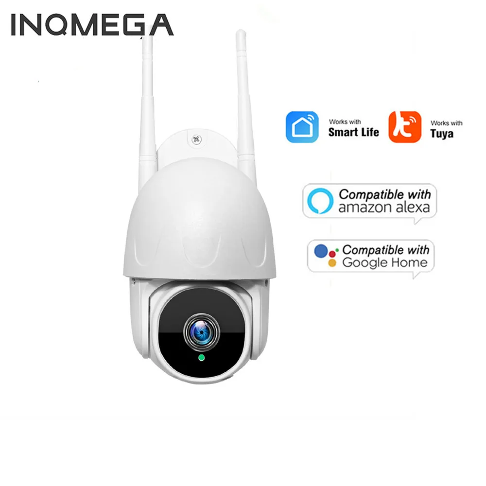 Wi fi tuya câmera inteligente nuvem 1080p ptz ip câmera ao ar livre rastreamento automático google casa alexa vigilância de vídeo cctv segurança cam