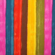 1 ярд полиэстер/ПВХ покрытие водонепроницаемая ткань для сумки,-полоса-Радуга(ширина = 140 см