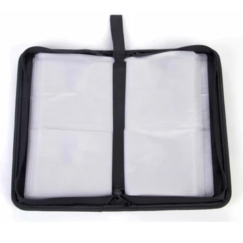 

80 Sleeve Capacity Disc CD DVD Storage Organizer CD Case DVD Carrying Bag Rectangle Holder Album Box Case Carry Pouch Bag
