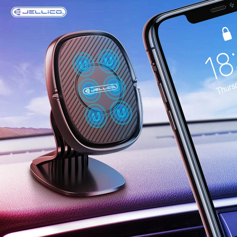 Магнитный автомобильный держатель Jellico для iphone Samsung подставка телефона с