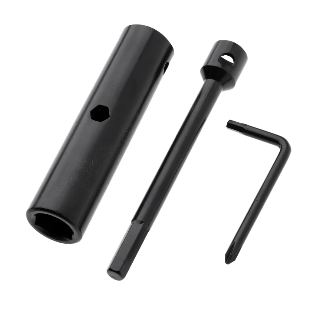 All-in-One Skate Tools, Multi-Function Portable Skateboard T Tool Accessory with L-Type Head Wrench Screwdriver