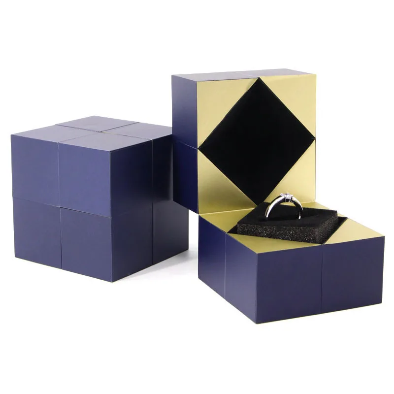 

Proposing Marriage Magic Cube Ring Box Wedding Ring Box Valentine's Day gift Creative Jewelry Box Storage jewellery organizer