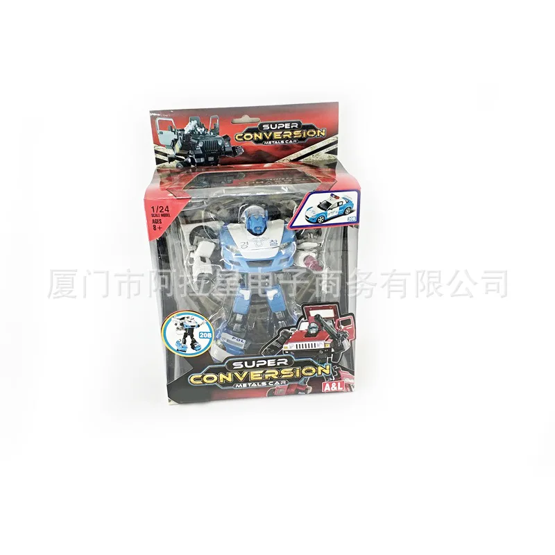 

Manual Alloy Transformation Autobots Robot Models Garage Kit Toy Children New Year Gift Educational Transformation Toy