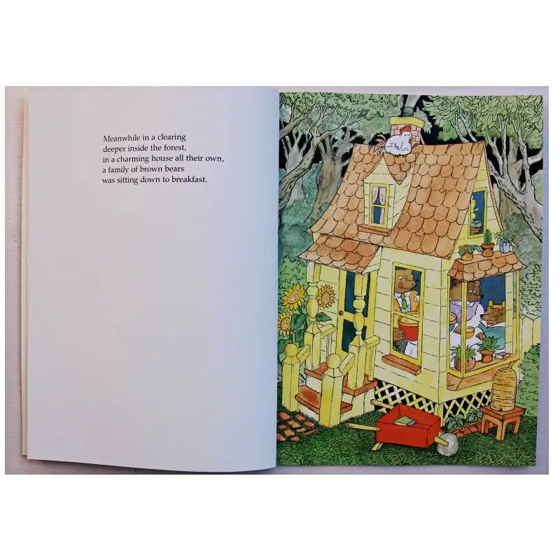 Goldilocks and the Three Bears Джеймс Маршалл Обучающая книга с изображениями на английском