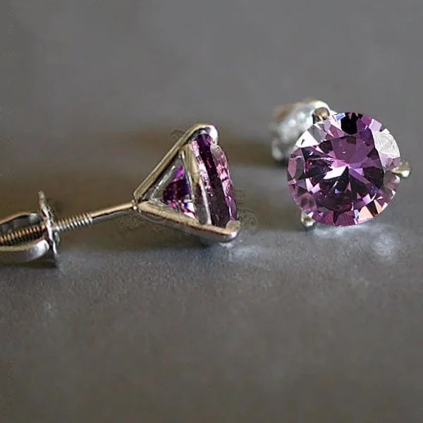 Orecchini pendenti in granato naturale in argento sterling 925 con pavé di diamanti, regalo di nozze per lei - Italia