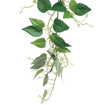 

1* Fake Vine Artificial Leaf Olive Tree Branch Green Simulation Plant Flowers Wedding Decor Decoration