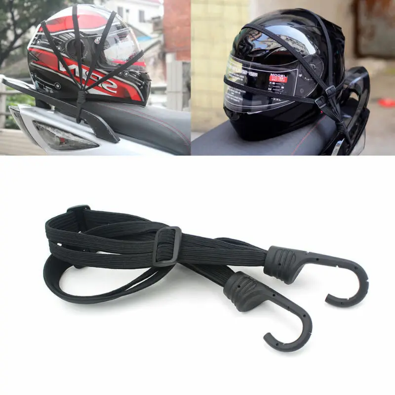 

Helmet Holder Net Rope Belt Mesh String Bag for Motorcycle Luggage Sundries New