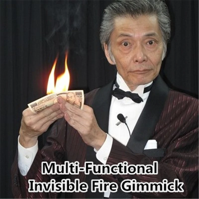 Multifunctional Invisible Fire Gimmick Magic Tricks Fire From Empty