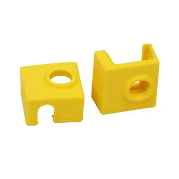 

2Pcs 3D Printer Accessories Mk9 Heating Block Protective Sleeve Mk78 Silicone Sleeve Anti-Hot High Temperature Yellow