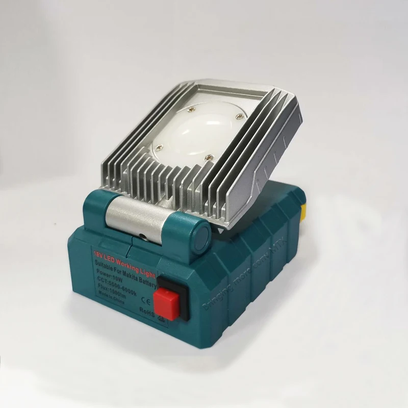 18v 20v li-ion led trabalho luz flash luz local