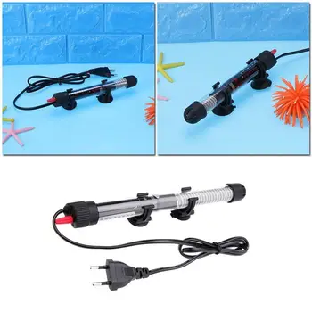 

110v-220v YUGE Adjustable Temperature Thermostat Heater Rod 25W/ 50W/ 100W/ 200W/ 300W Submersible Aquarium Fish Tank Water Heat
