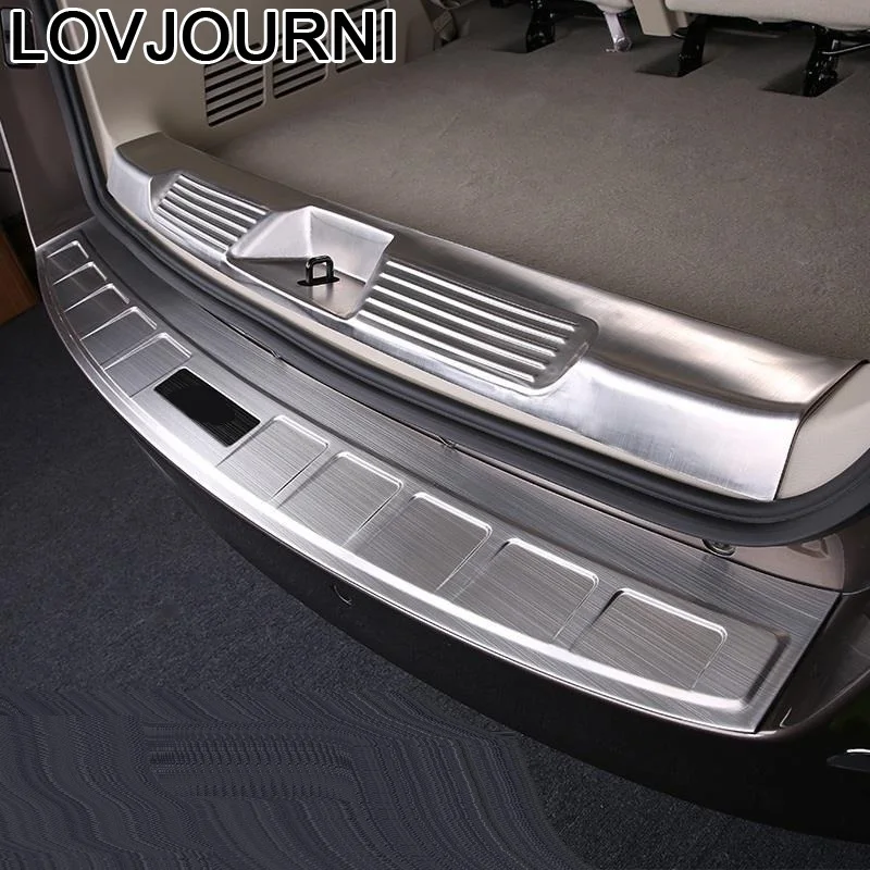 Car Trunk Rear Panels Foot Pedal Exterior Decorative Chromium Auto Protecter Trim Accessories 14 15