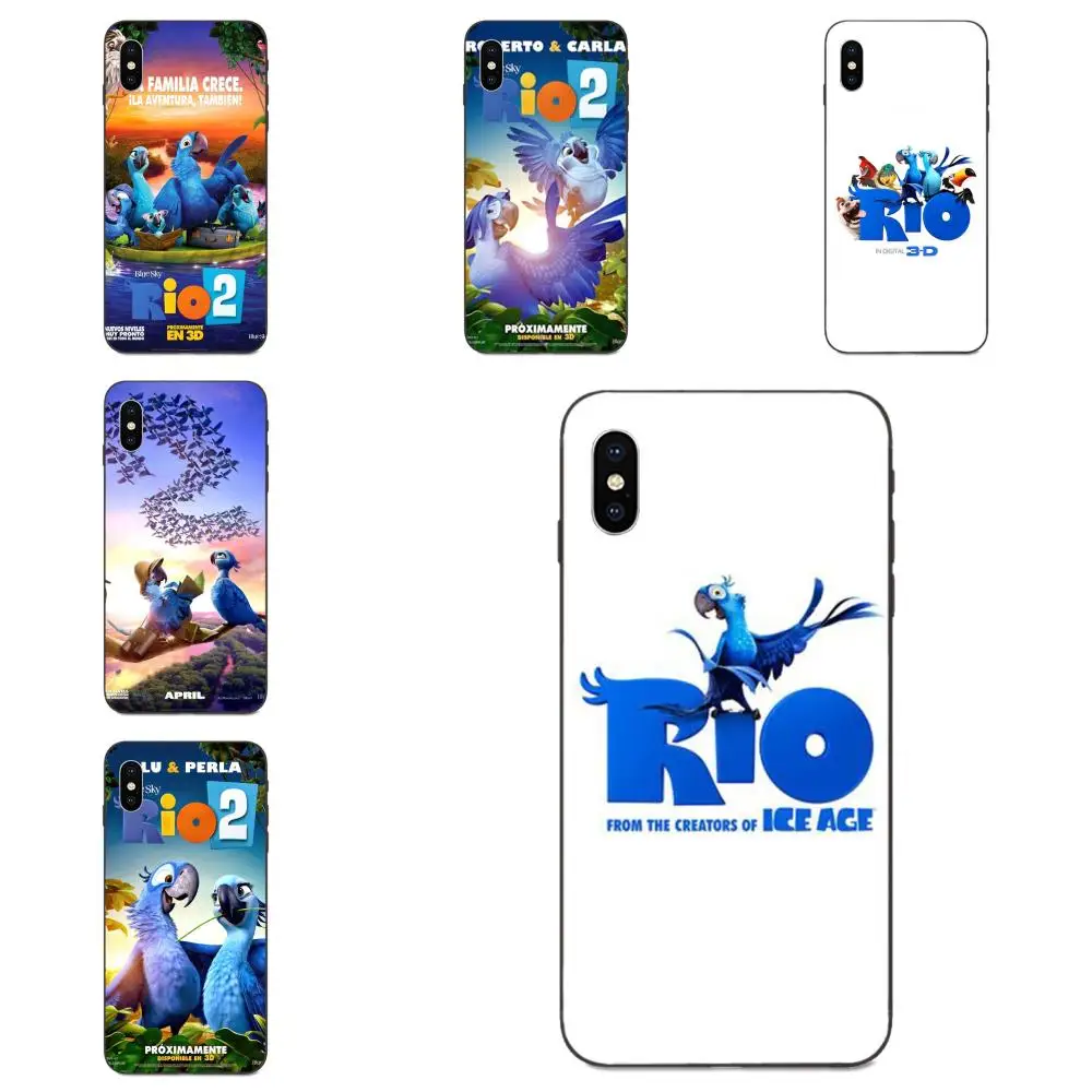 Мягкий ТПУ чехол для телефона с рисунком Pelicula Rio 2 Xiaomi Redmi Note 3 S 4 4A 4X 5 5A 6 6A 7 7A K20 Plus Pro