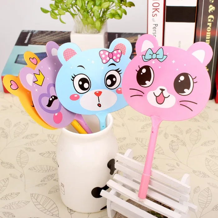 2 шт лакомства/doorgift Kipas ручка Kartun Majlis Harijadi Akikah мультфильм вентилятор гелевая