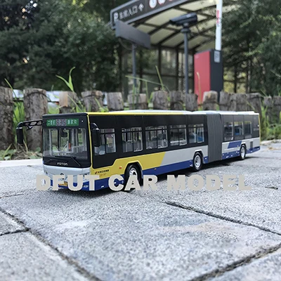 1:43 FOTON троллейбус Игрушечная машина из сплава модель детских игрушечных автомобилей оригинальные авторизованные детские игрушки подарок - Цвет: 2