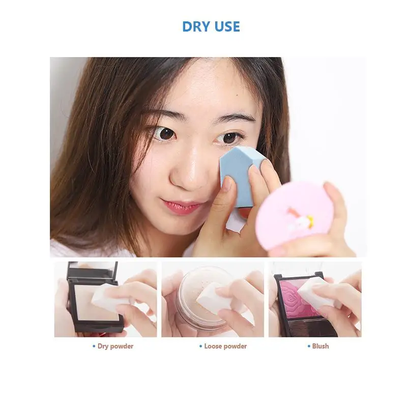 15 шт./кор. Макияж Косметический спонж яркий гламурный косметический Пышное лицо мягкий Макияж контур основания губки пудра