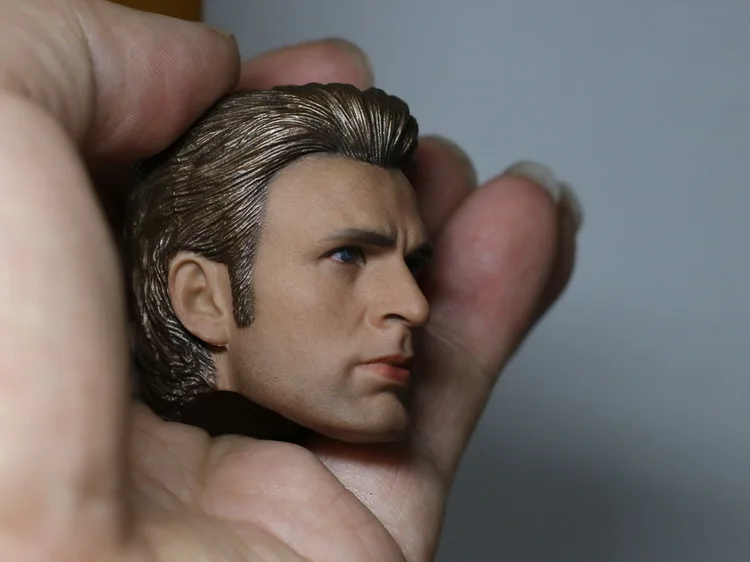 1/6 фигурка куклы аксессуары Steve Rogers Капитан Америка голова Лепка для 1" фигурка куклы. Не включает тело и другие A0513