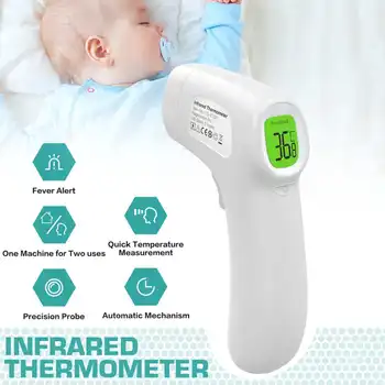 

Forehead Thermometer Non Contact Digital Infrared Thermometer Body Temperature Fever Measure Tool for Baby Adult