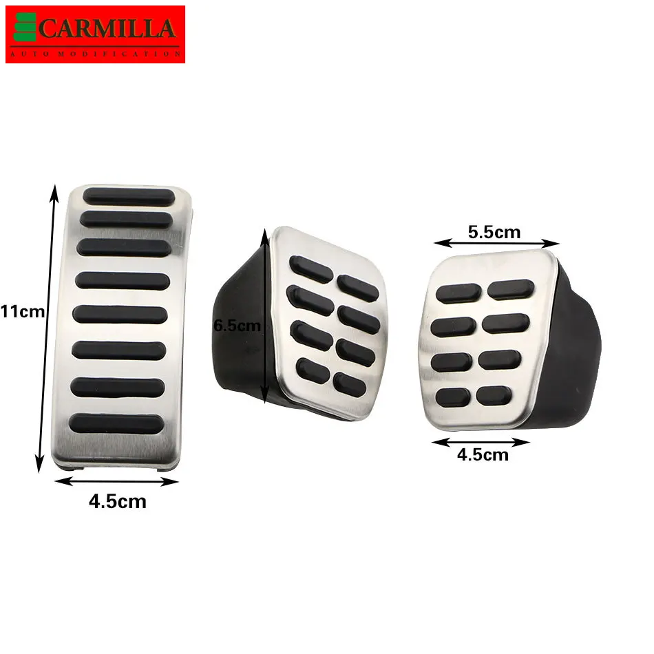 Kit pedali e poggiapiedi in alluminio per cambio AUTOMATICO Peugeot, Citroën, DS, Ope