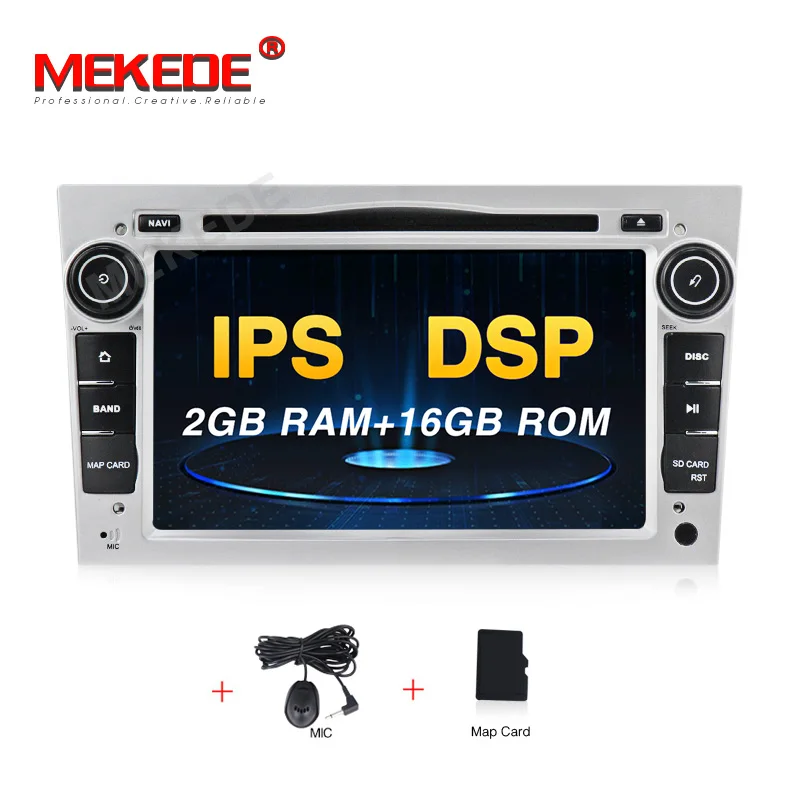 MEKEDE ips DSP 2 Din автомобильный радиоприемник Android 9,0 автомобильный dvd-плеер для Opel Corsa Vectra C D Meriva Vivaro Tigra навигационный GPS радиоприемник 16G карта - Цвет: 16G CAR DVD