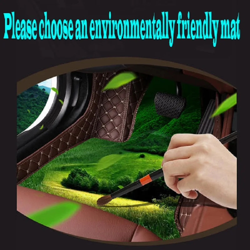 

Custom car car floor mats for BMW 4 series F32 F33 F36 420i 425i 430i 440i 420i 428i 435i Waterproof leather Anti-slip carpet