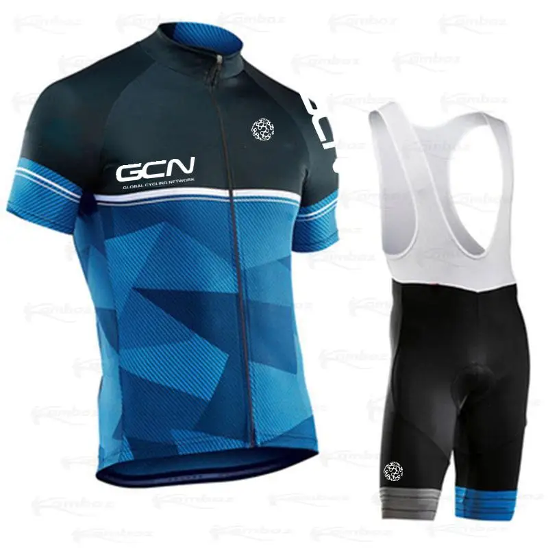 2022 GCN Cycling Wear Bicycle Jersey Quick Dry Ropa Ciclismo Hombre Maillot Clothes Summer Road Bike Clothing Suits | Спорт и