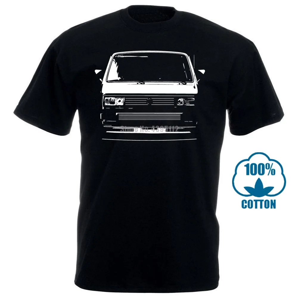 

T25 Campervan T Shirt Gift For Him Dad Doka Bus Caravelle Vanagon Wedge