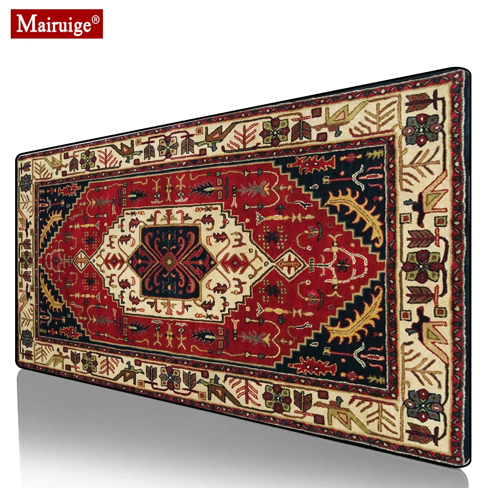 

VintagePersian Rug Mouse Pad XXL Gamer Desk Mat Large Keyboard Pad Computer Gaming MousePad 90x40/70x30cm for Laptop Table Pads