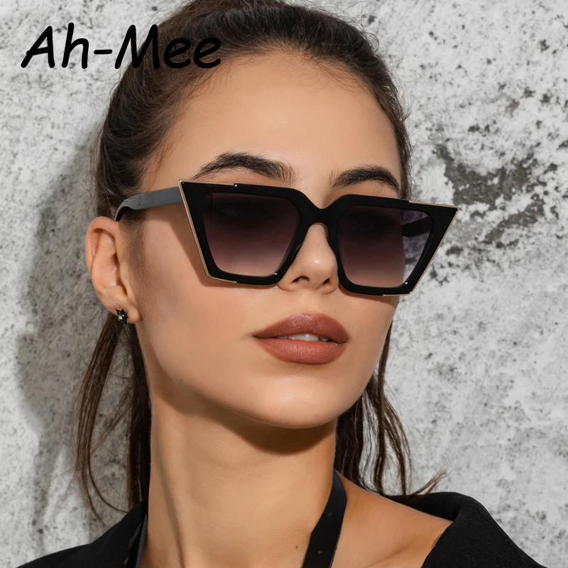 Fashion Cat Eye Sunglasses Women Luxury Brand Designer Vintage Gradient