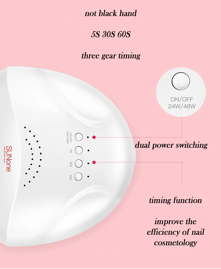 Лампа для ногтей 48 Вт УФ-лампа для гель-лака светодиодный светильник для ногтей 30 светодиодный S Сушилка для ногтей 3 таймера ледяная лампа для маникюрного аппарата инструменты для дизайна ногтей
